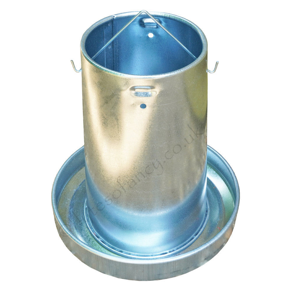 Top view Gaun Galvanised Hanging Poultry Feeder