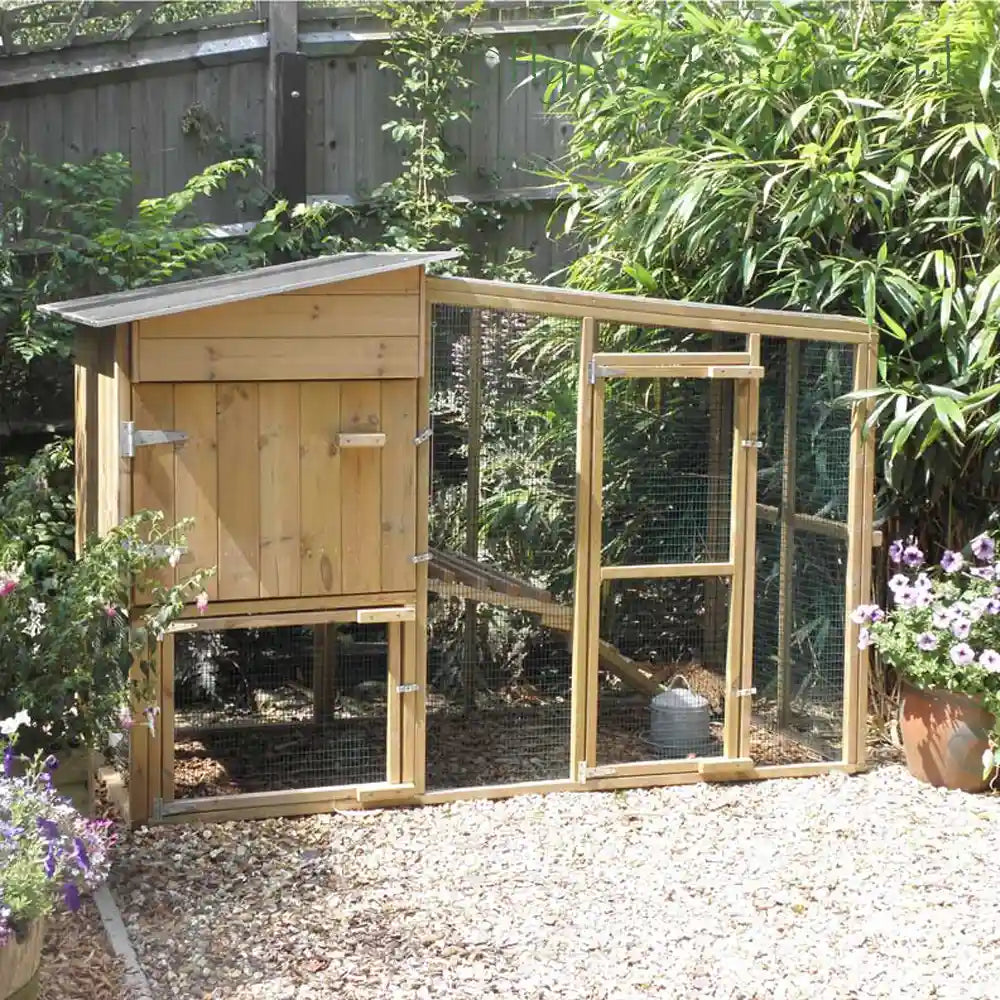 Flyte Aviary 4 Chicken Coop in the garden