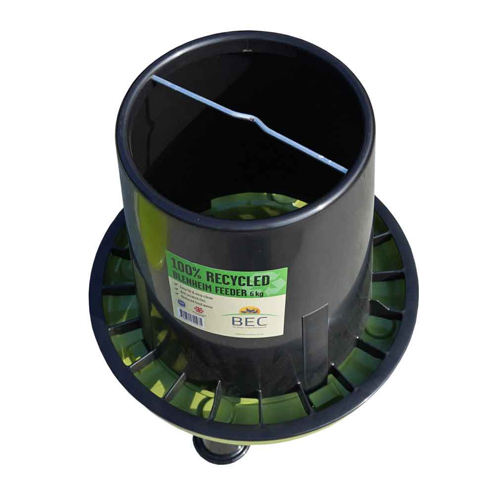 Recycled Plastic Blenheim Indoor Chicken Feeder, 6kg