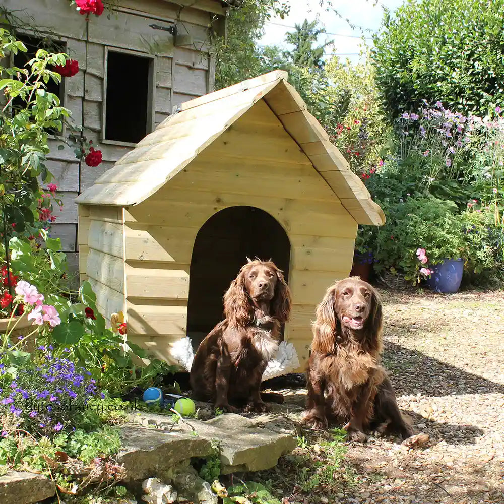 Large Buckland Dog Kennel (with Fly & Fern)