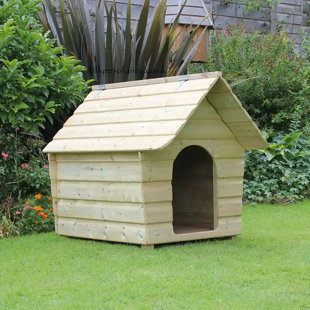 Side view of Large Buckland Dog Kennel