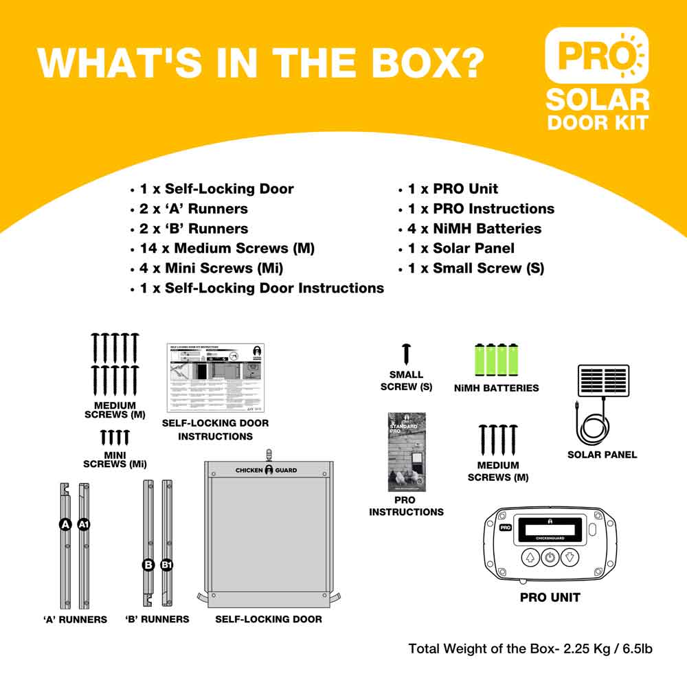 ChickenGuard Pro SOLAR Door Opener Kit - NEW!