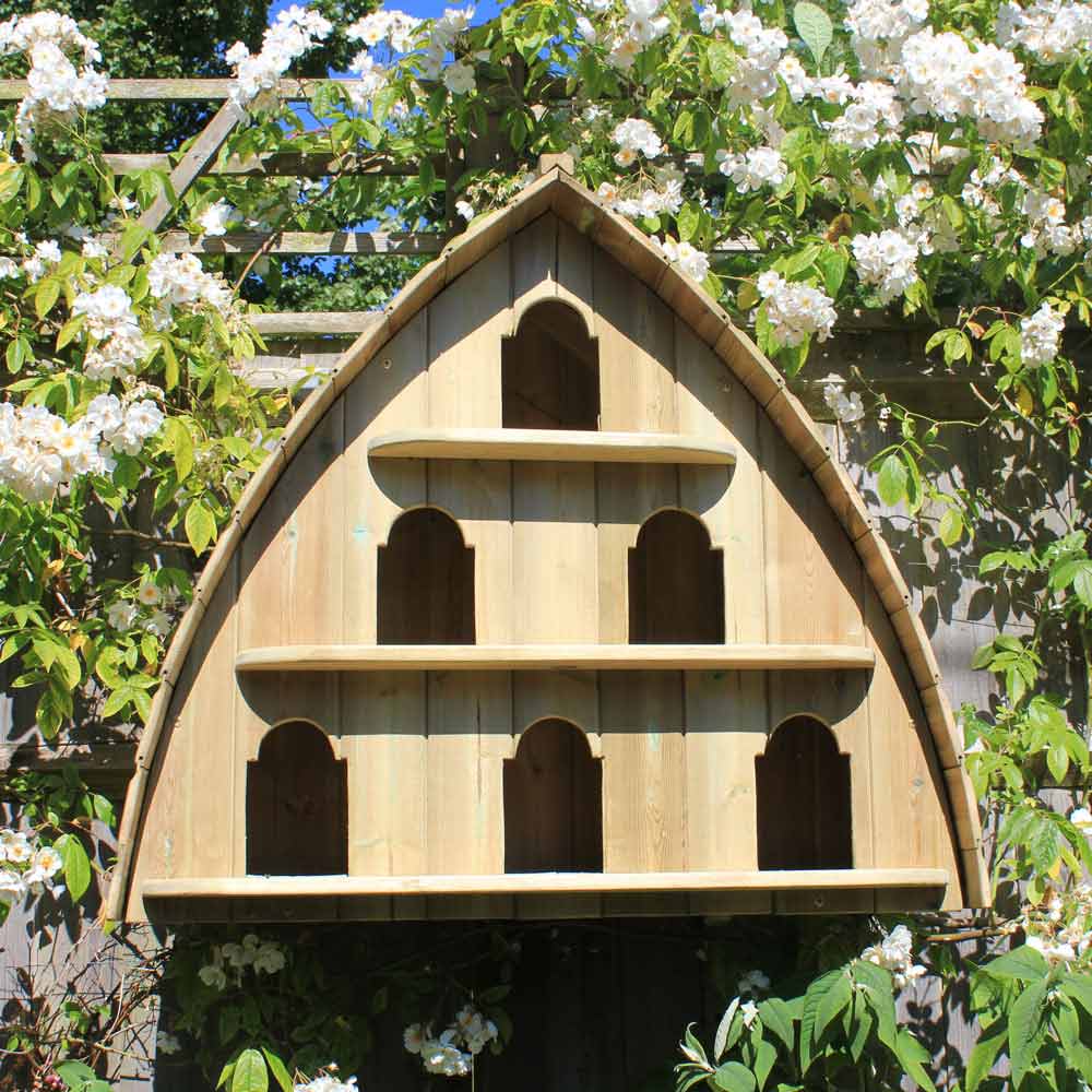 Front view Durdle Door Six-Bay Wooden Dovecote