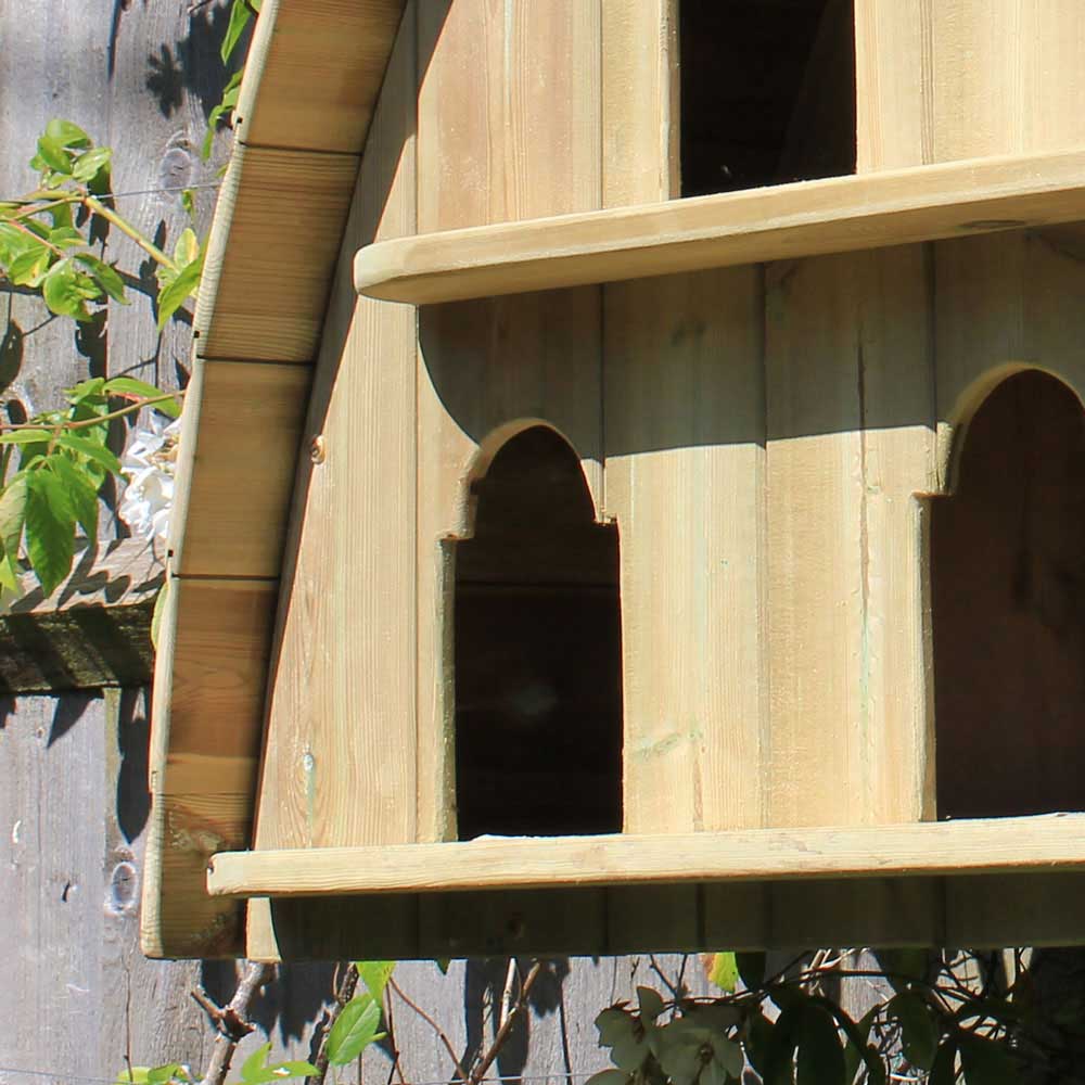 Close up of timber, Durdle Door Wooden Dovecote, 3-bay