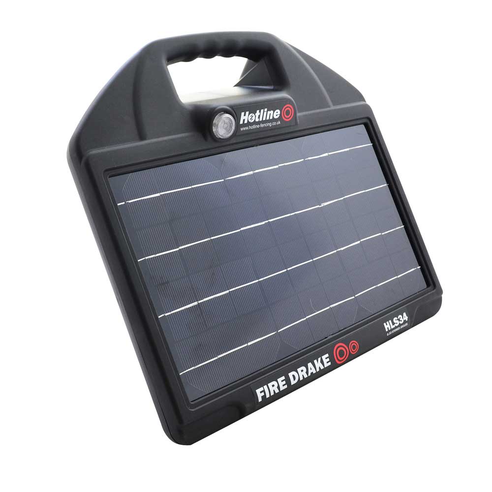 Hotline Fire Drake Solar Powered Energiser HLS34