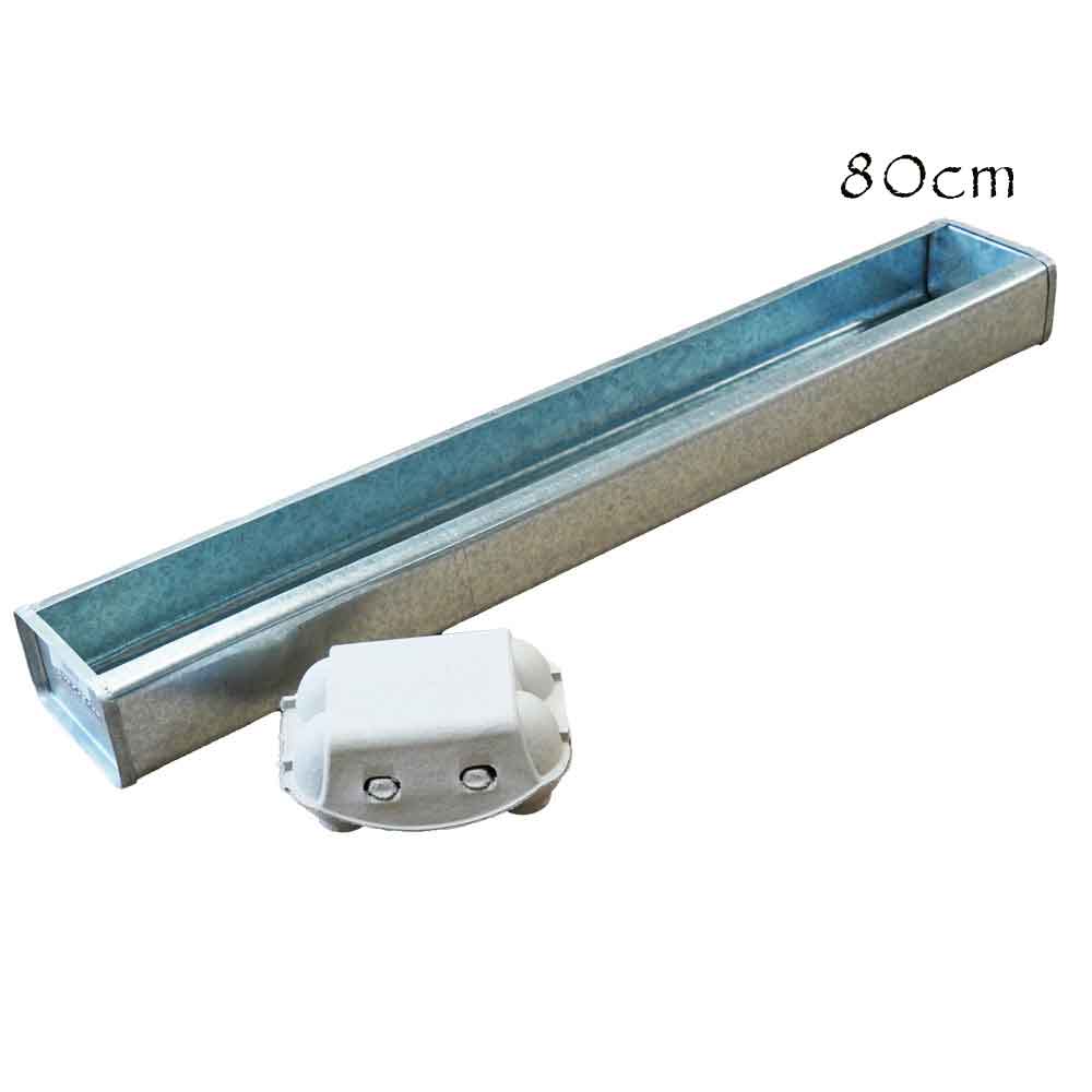 Galvanised Poultry Feeder Troughs