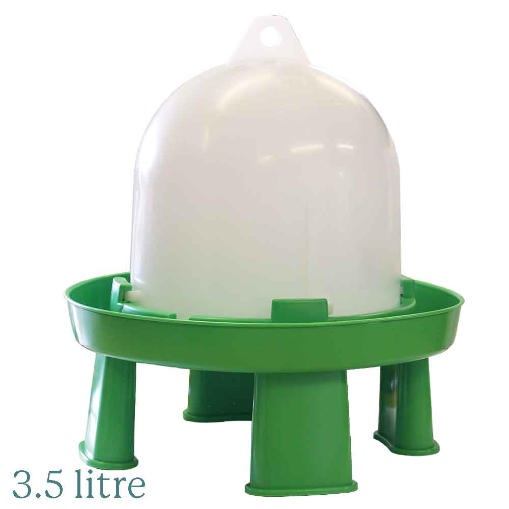 Green Bio-Plastic Chicken Drinkers