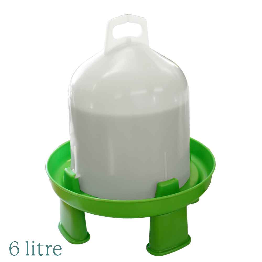 Green Bio-Plastic Chicken Drinkers