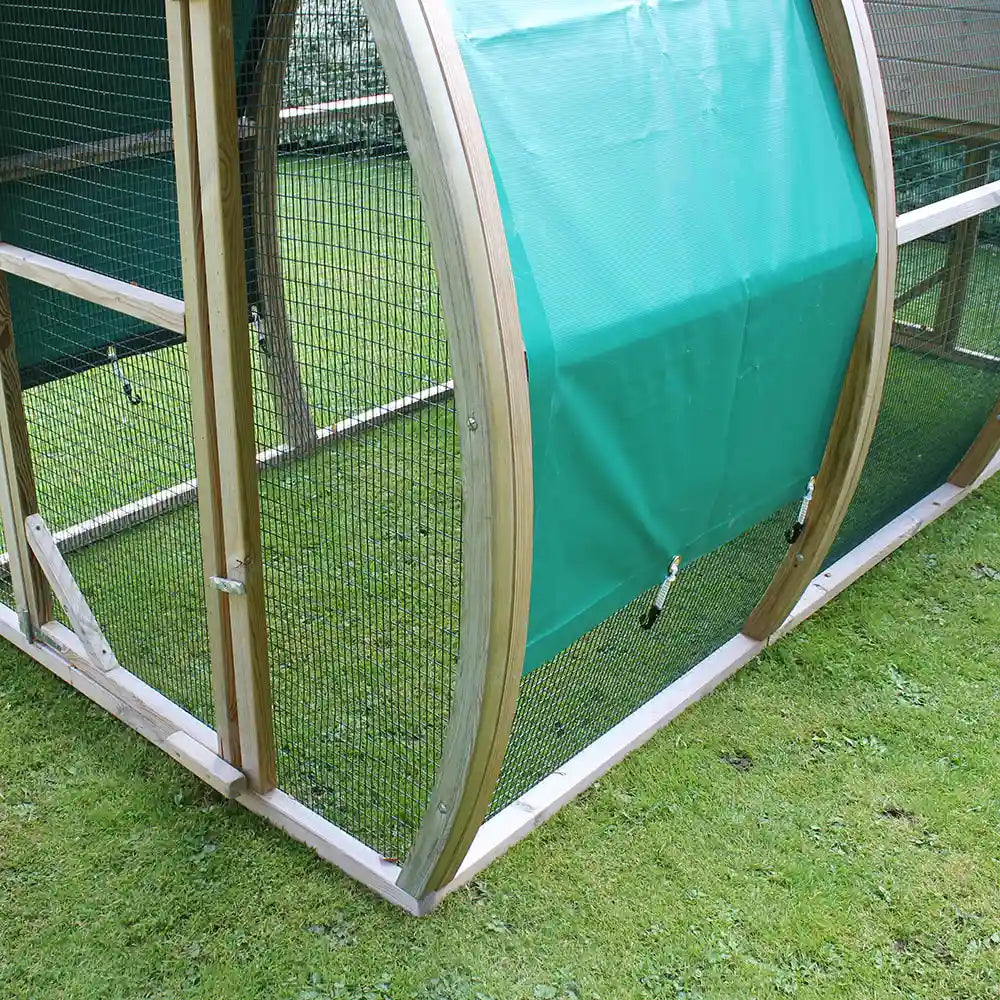 Medium Rainshade for Chicken Runs, green