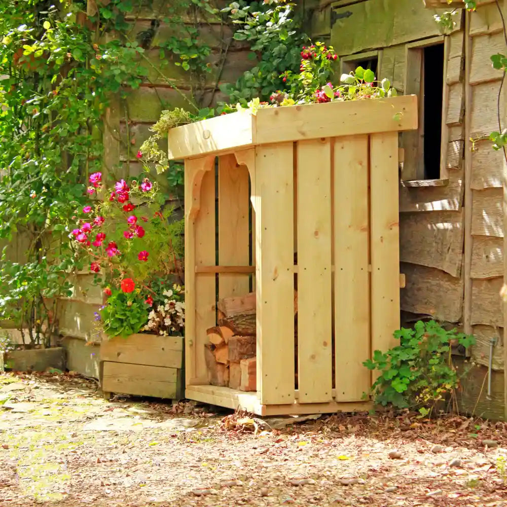 Side view Small Grow-Top Log Store