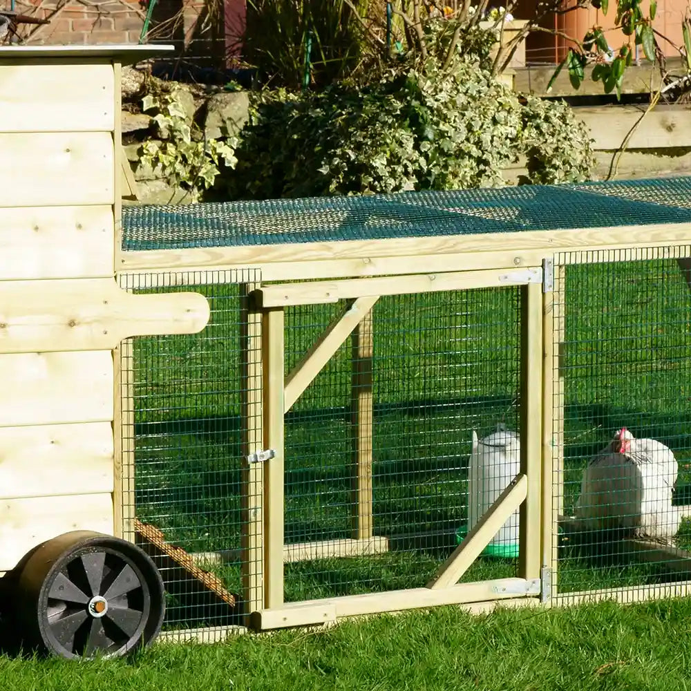 Detail of access door for 9ft Run for Handy Hen Houses
