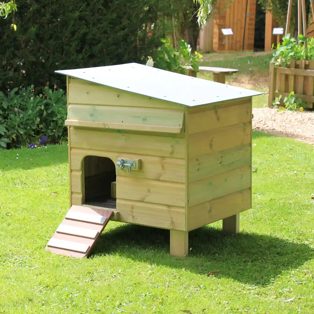 Rear view Handy 4 Hen House