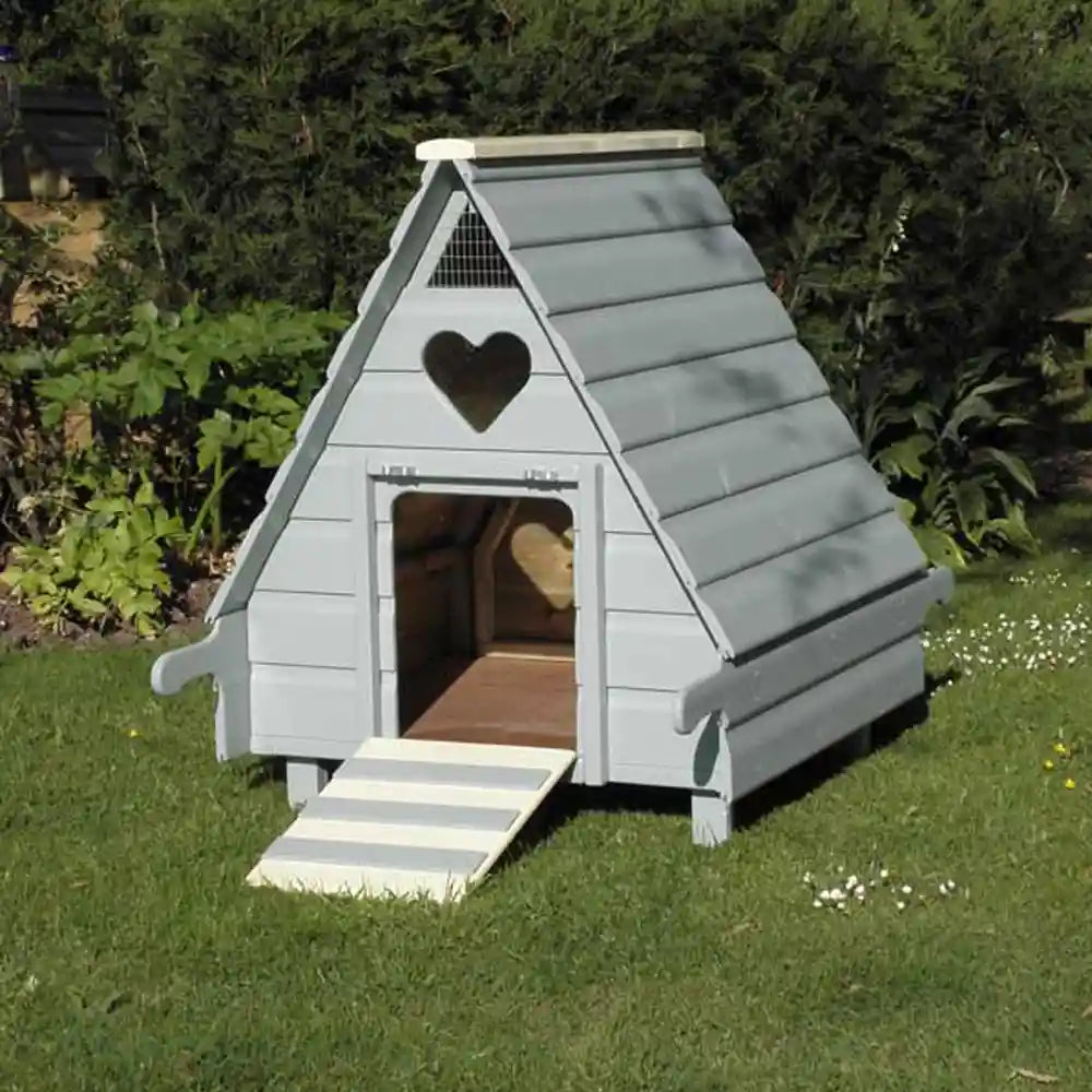 Painted Hobby Duck House - blue