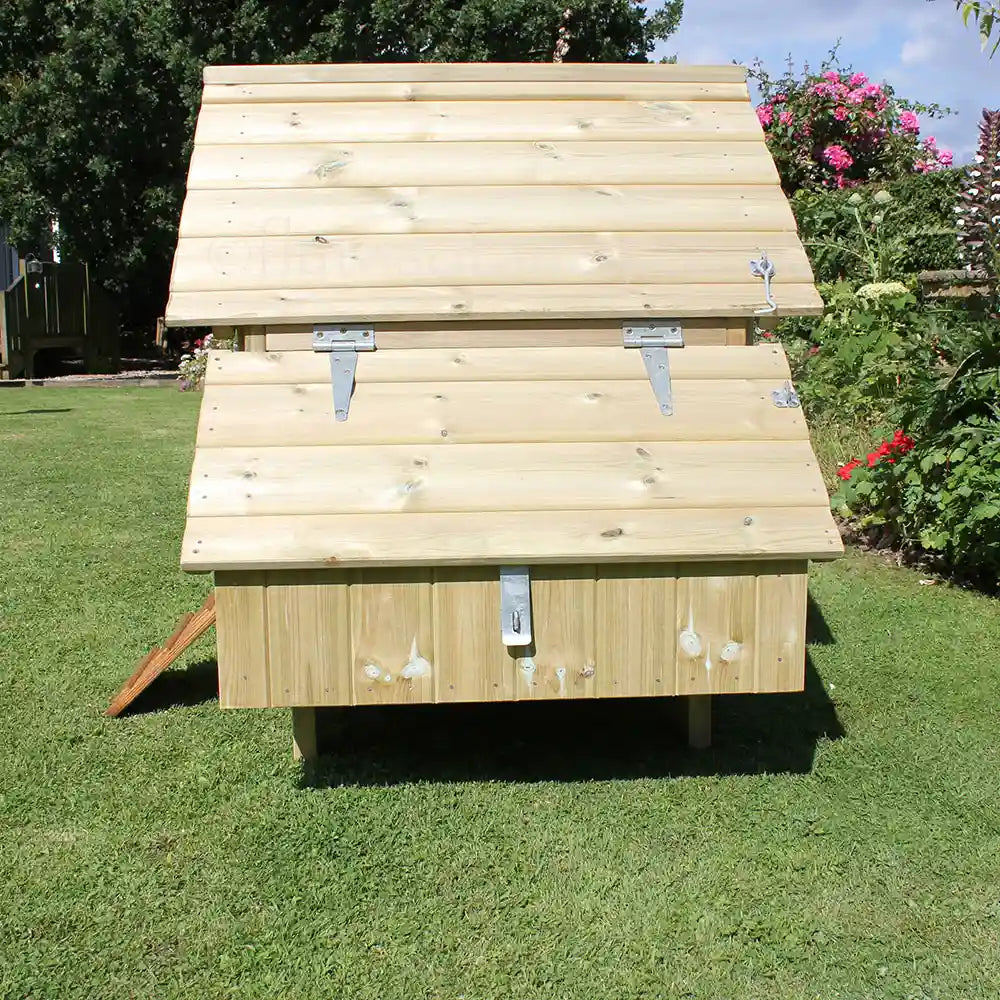 Maggie's Six Chicken House, nest box view