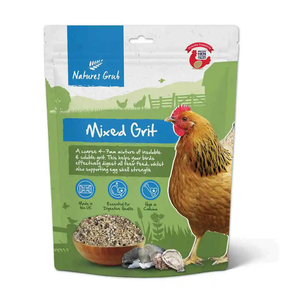 Mixed Poultry Grit, 1.5kg pouch