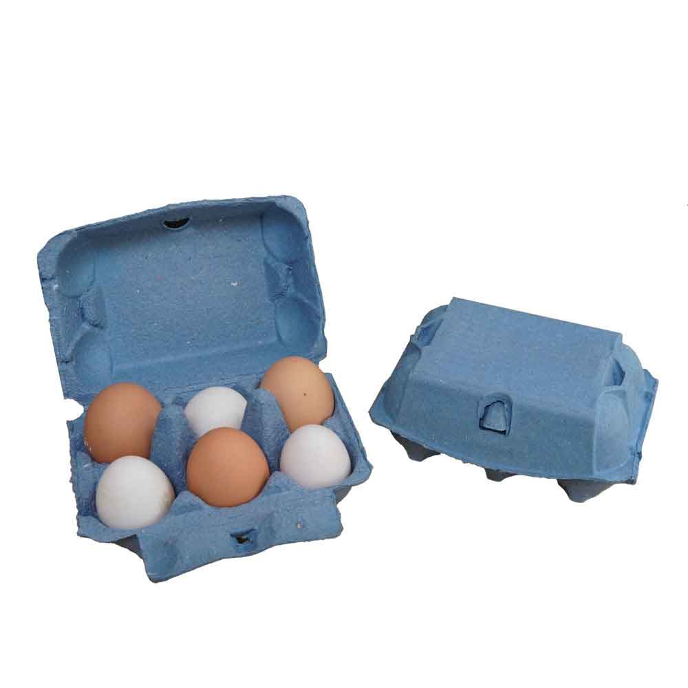 Plain Coloured Egg Boxes, Mid-Blue