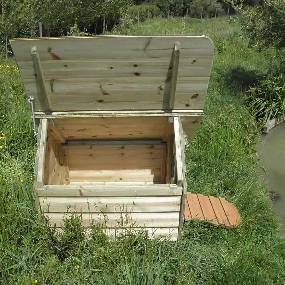 Large Puddleduck Duck House, roof open