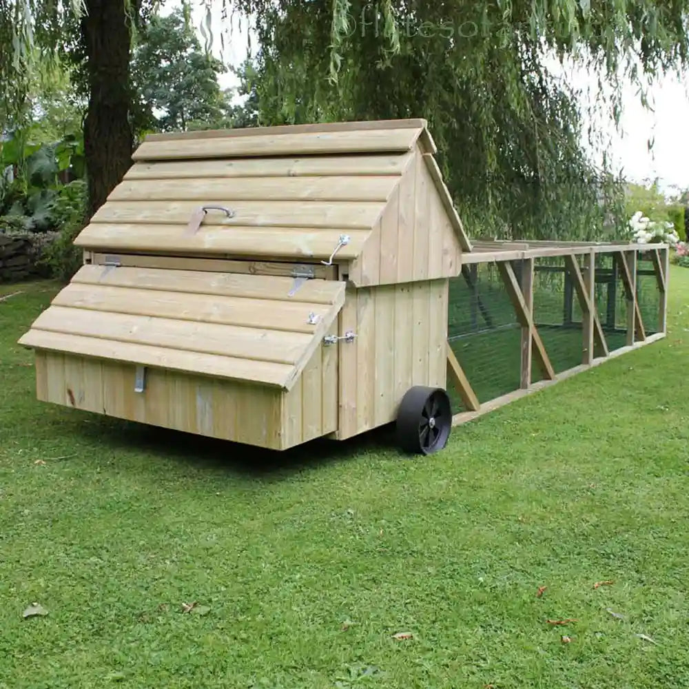 Rear view Dorset Ranger Ten Chicken Coop