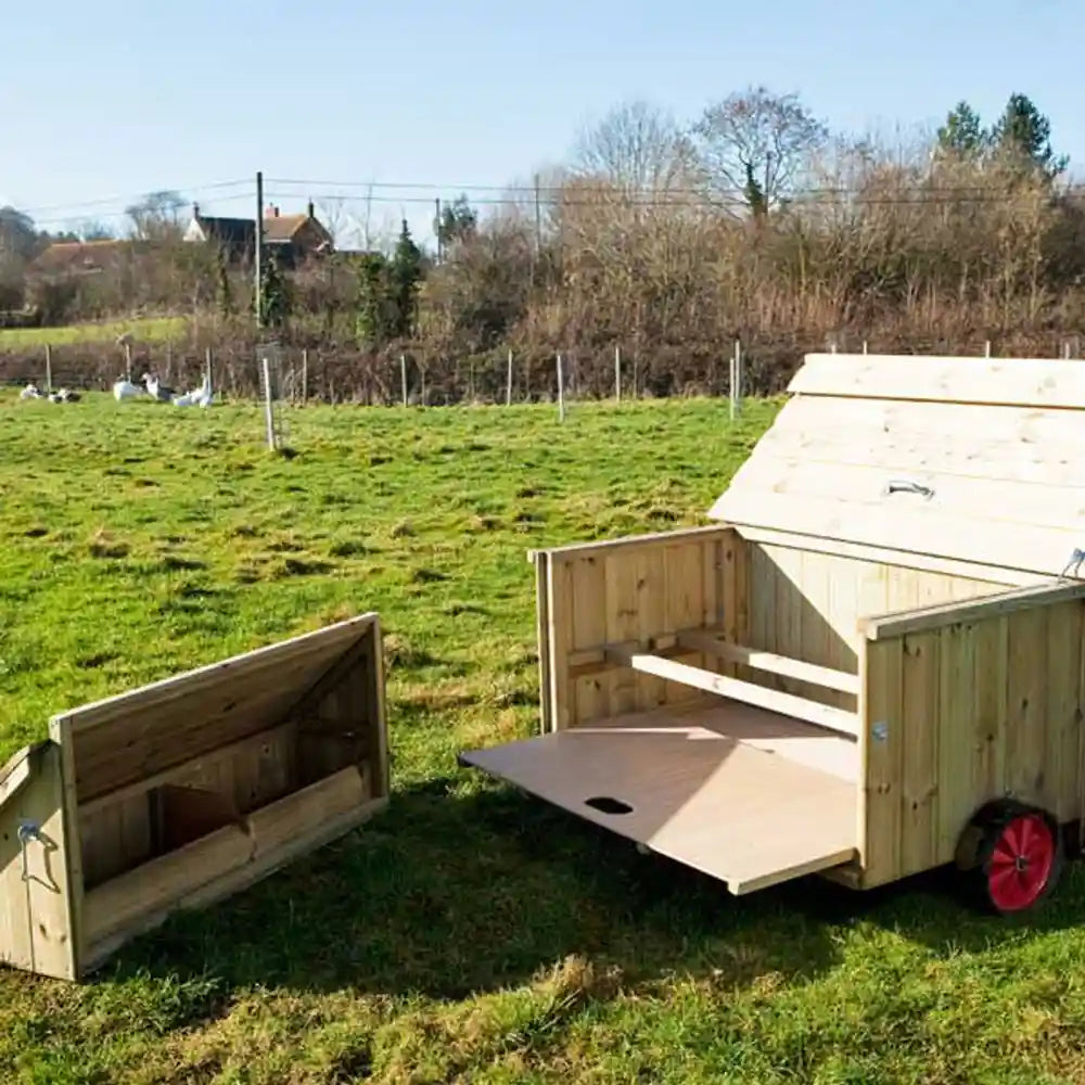 Easy access of Dorset Ranger Ten Chicken Coop