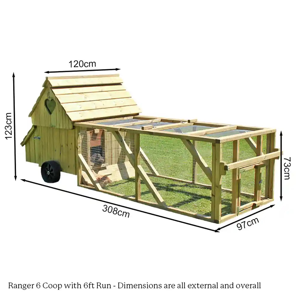 Dorset Ranger Six Chicken Coop