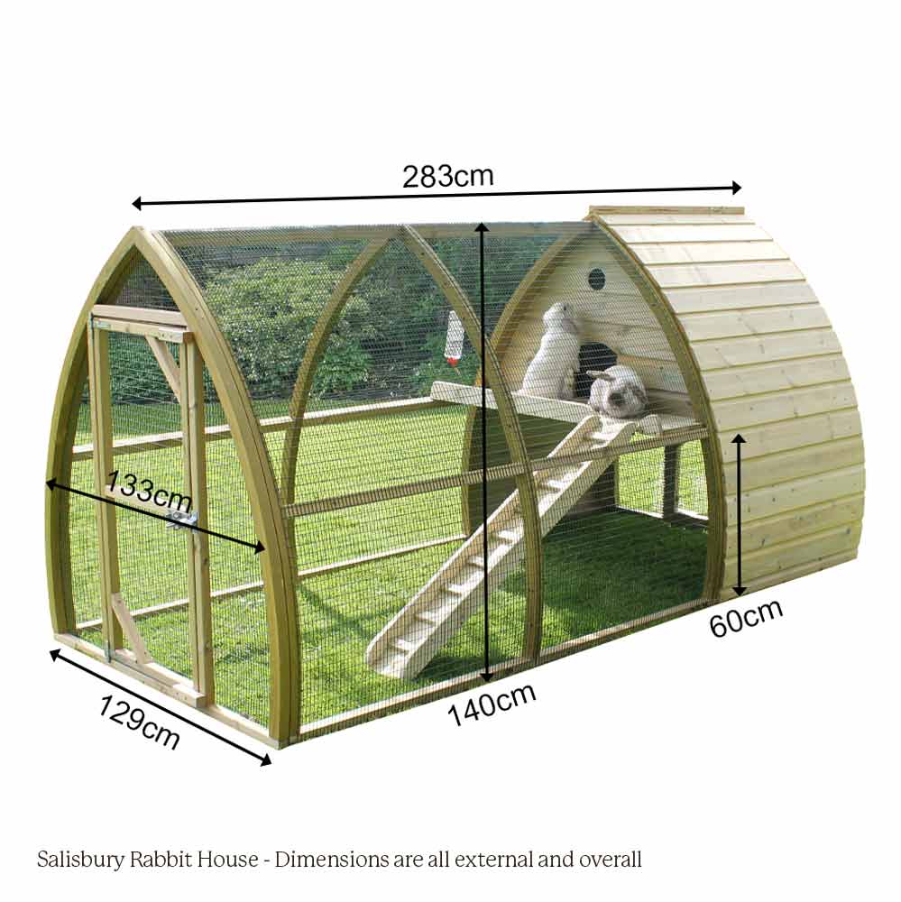 Dimensions of Salisbury Rabbit House