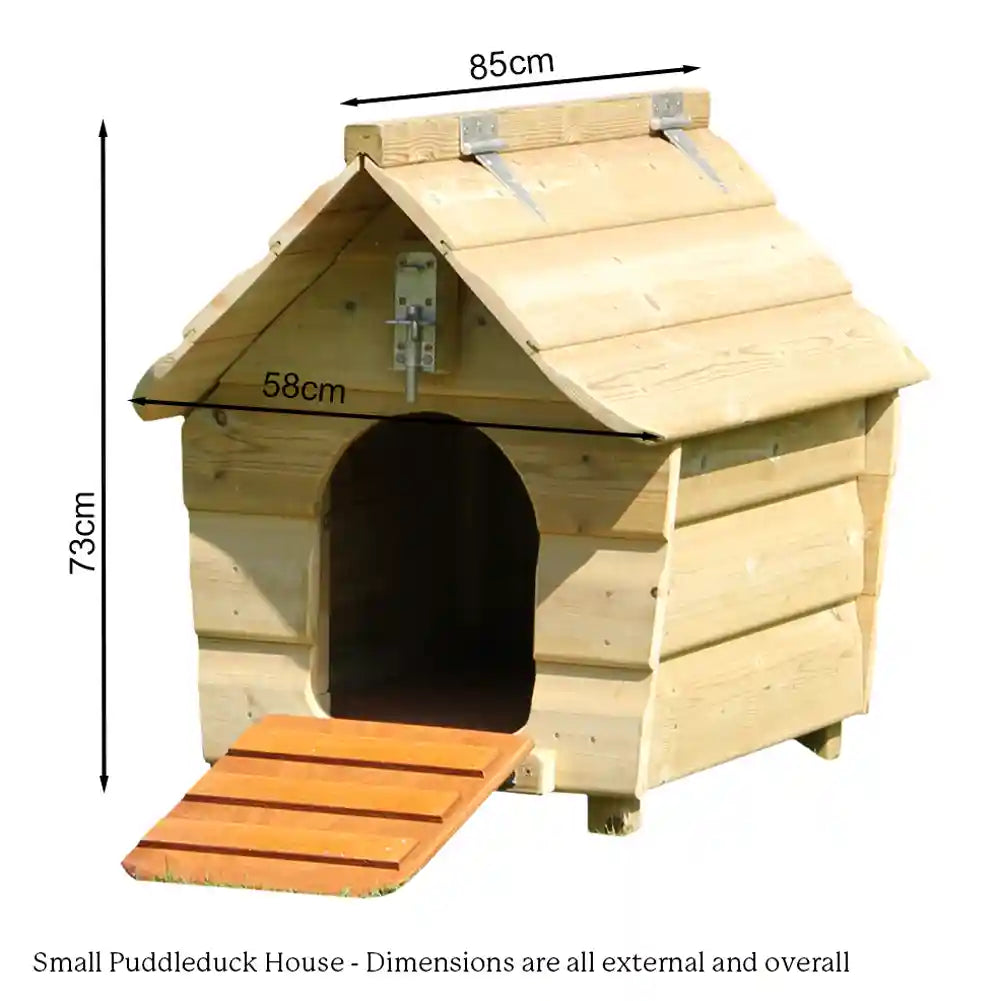 Dimensions of Small Puddleduck Duck House