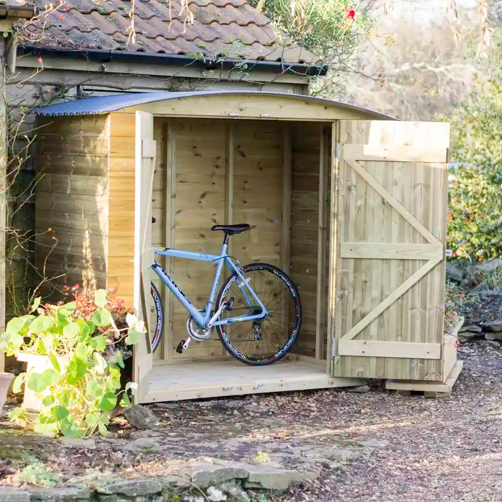Bike shed discount garden