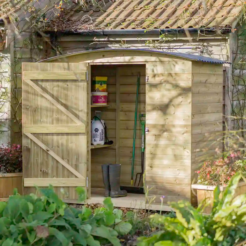 6ft x 3ft Stronghold Garden Store, inside