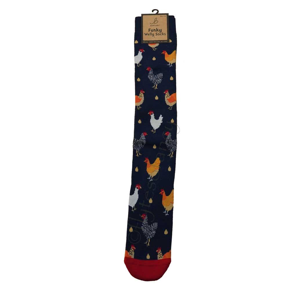 Bartleby Funky Welly Socks - Chicken