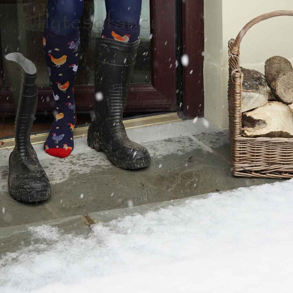 Bartleby Funky Welly Socks - Chicken