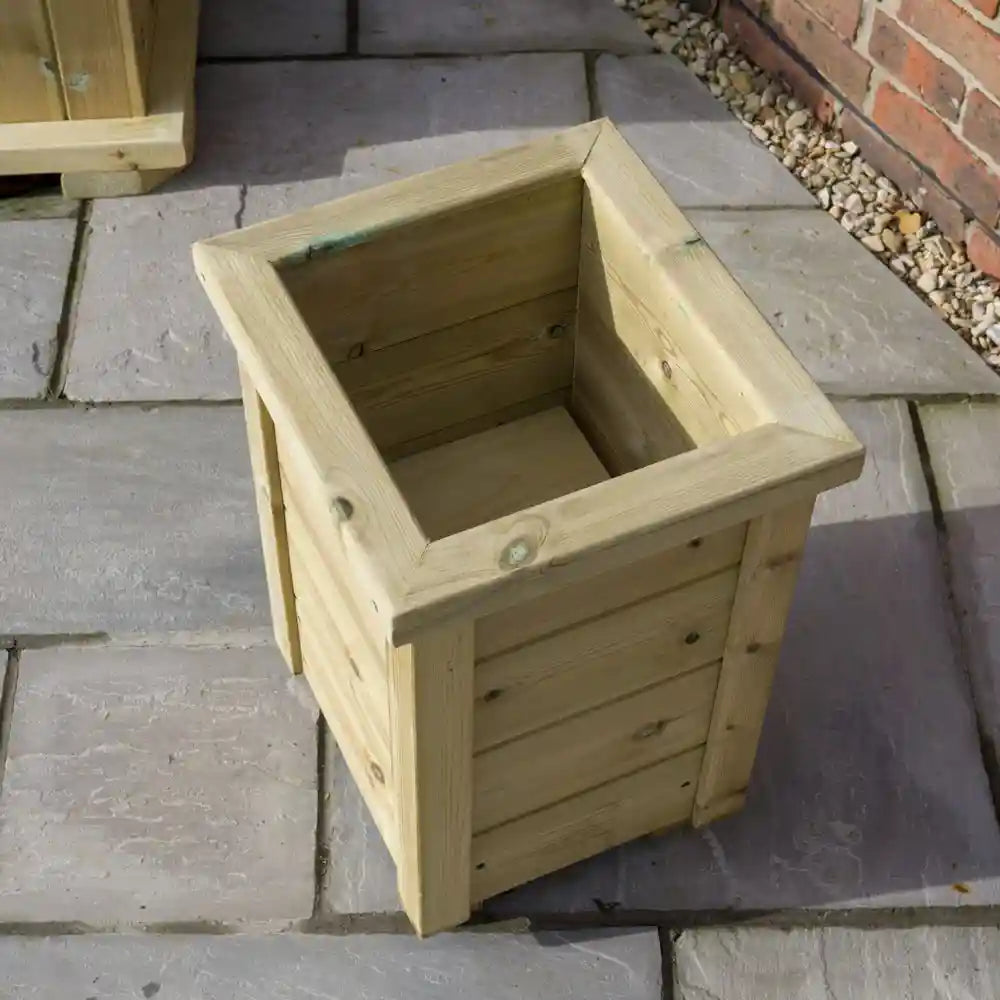 Minterne Wooden Garden Planter - Small