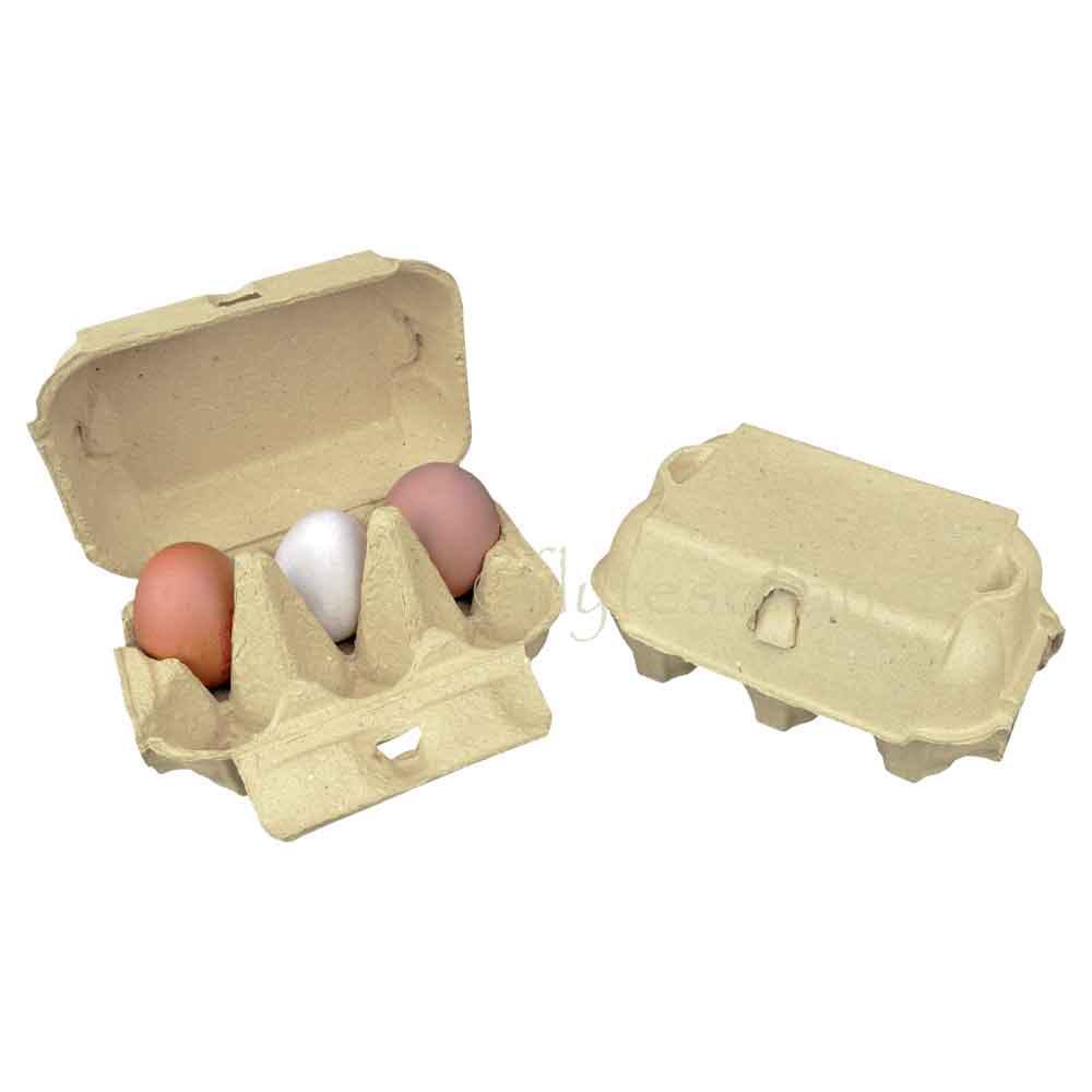Plain Coloured Egg Boxes, Pale Yellow