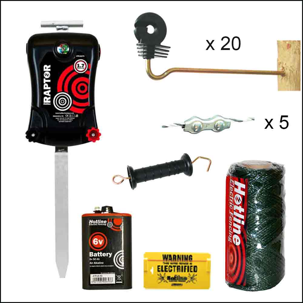 Anti-Fox Electric Fence for Poultry Runs