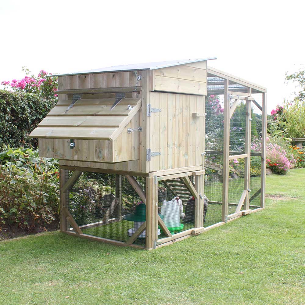 Flyte Aviary 6 Chicken Coop, rear view