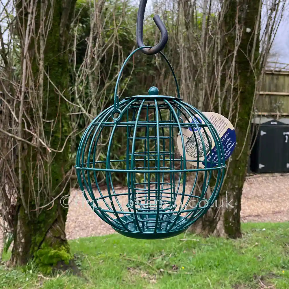Green Squirrel Proof Fat Ball Feeder