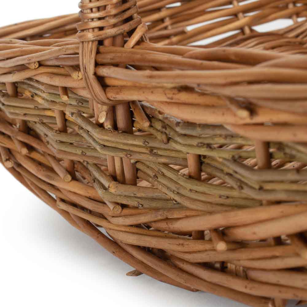 Traditional Willow Garden Trug Basket