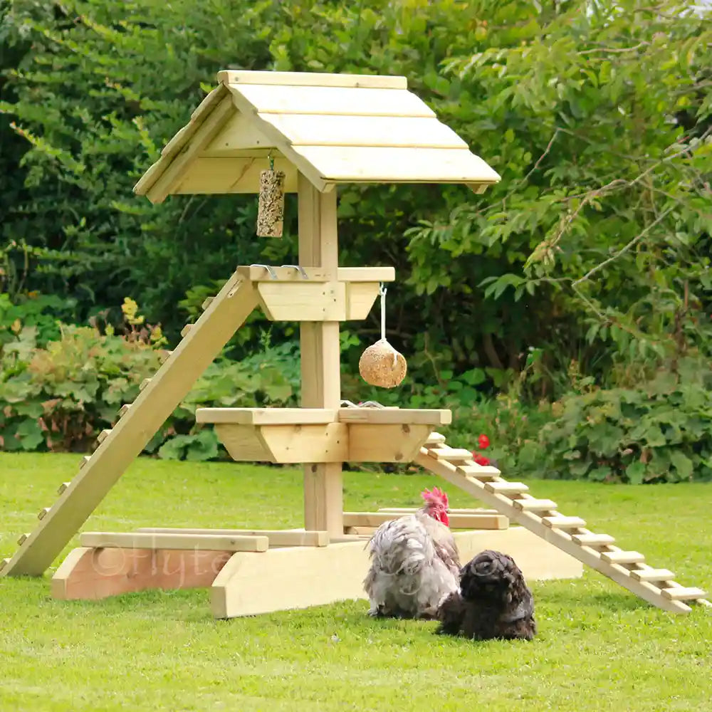 Flyte so Fancy Chicken Jungle Gym with Pekins