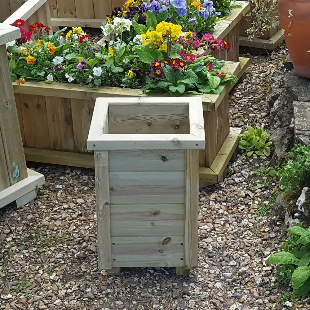 Minterne Wooden Garden Planters