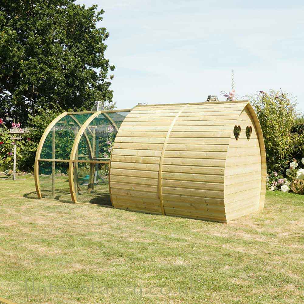 Arched Palisade Rabbit House