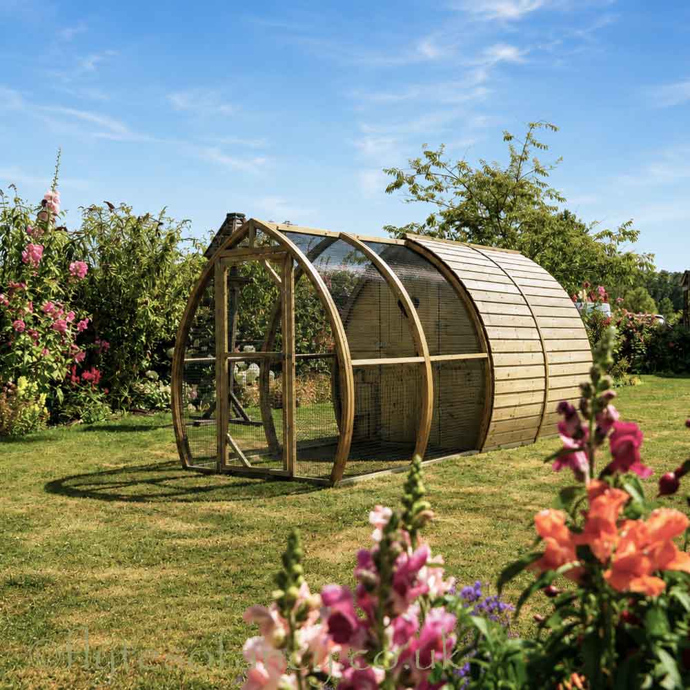 Arched Palisade Rabbit House