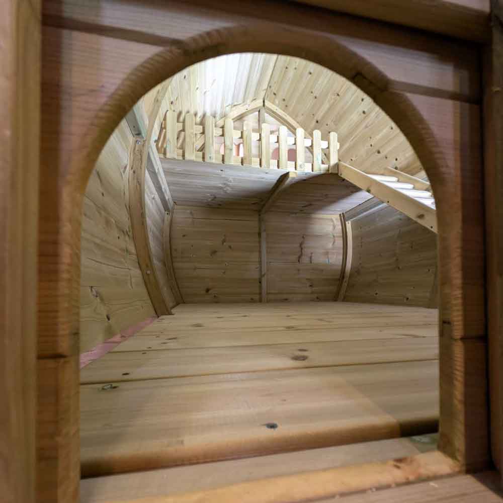 Arched Palisade Rabbit House
