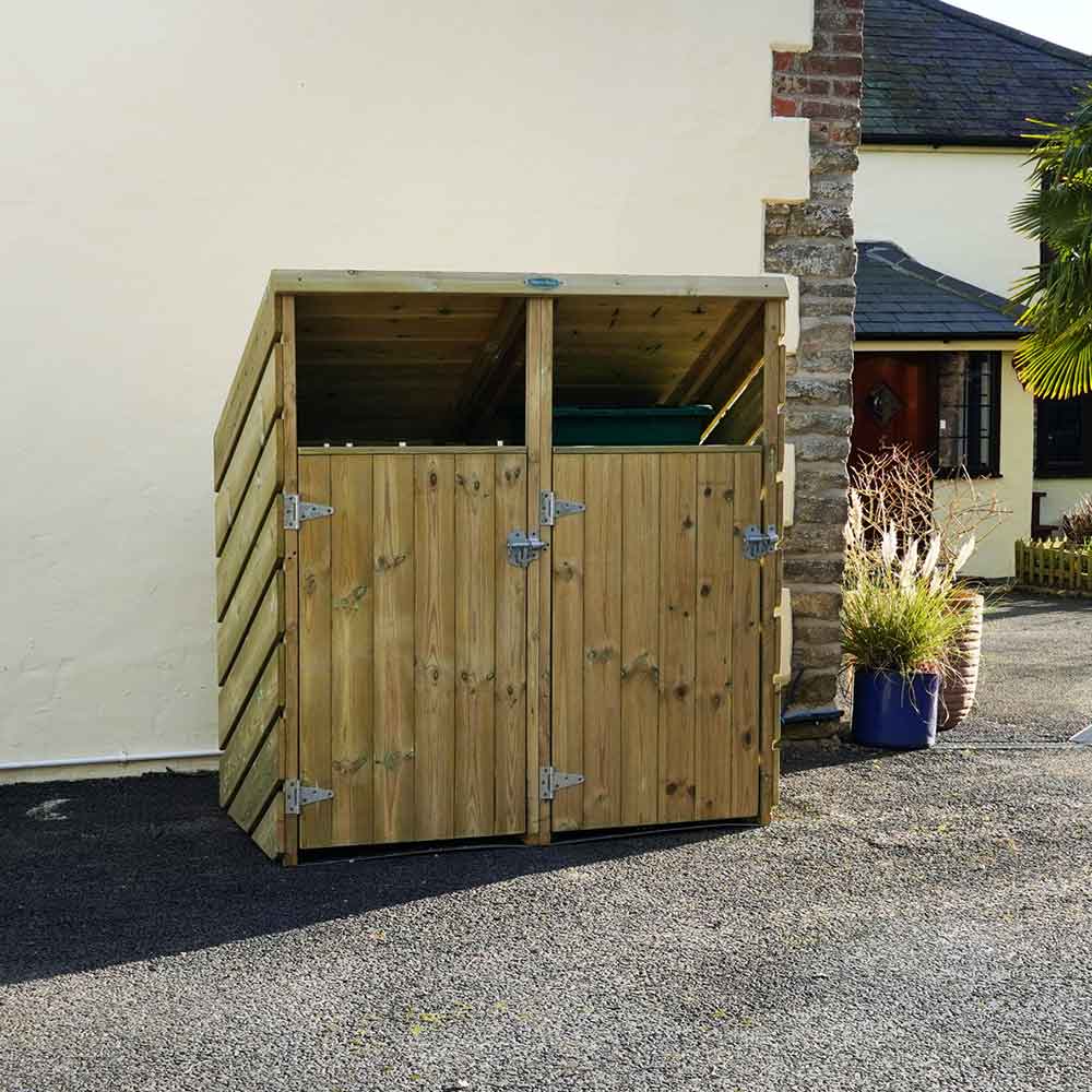 Poppin Double Wheelie Bin Store