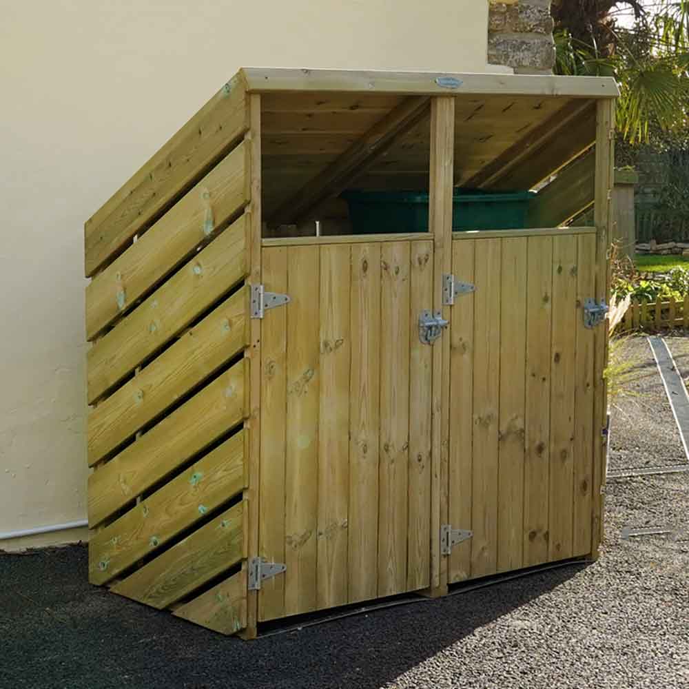 Poppin Double Wheelie Bin Store