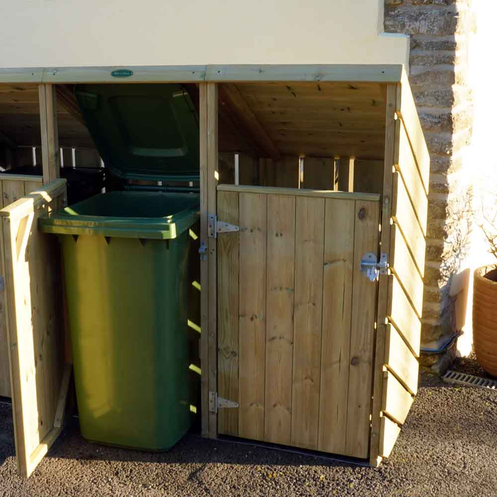 Poppin Double Wheelie Bin Store