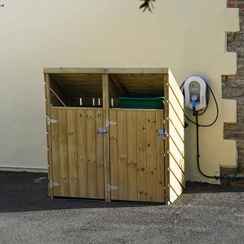 Poppin Double Wheelie Bin Store