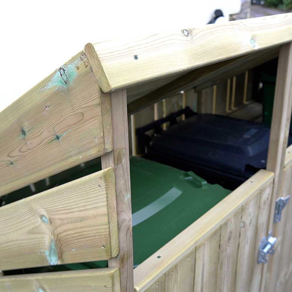 Poppin Triple Wheelie Bin Store