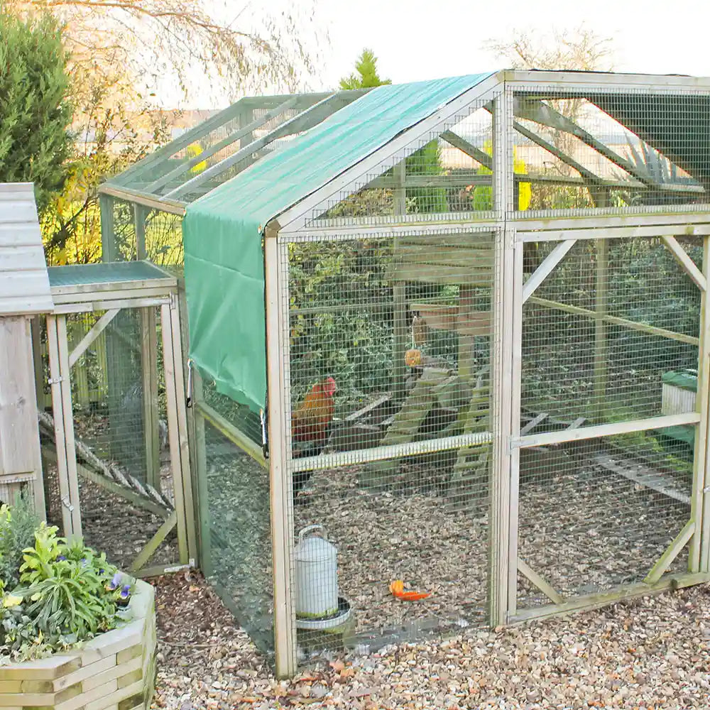 Large Rainshades for Poultry Protection Pens