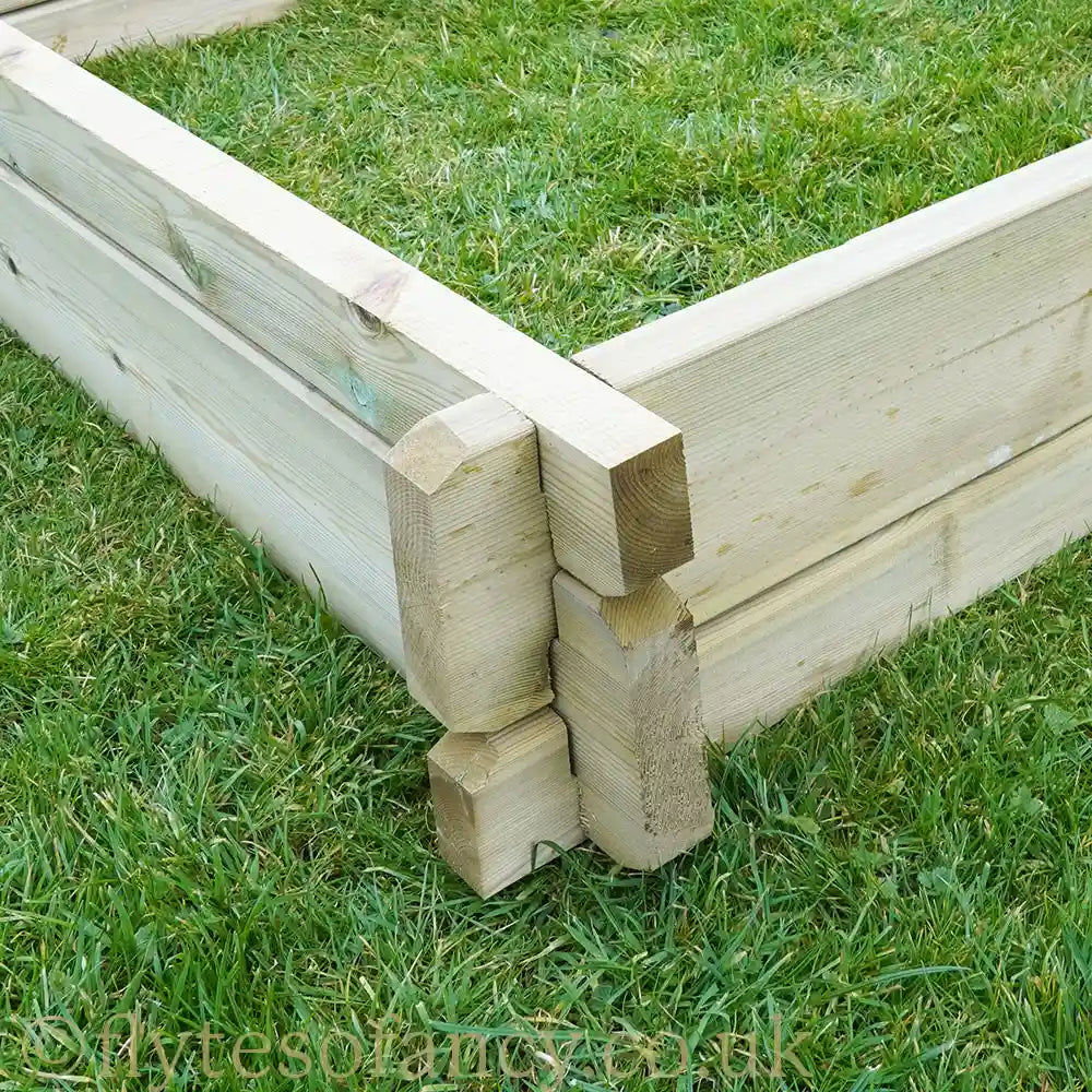 Raised Garden Bed Kit - corner view