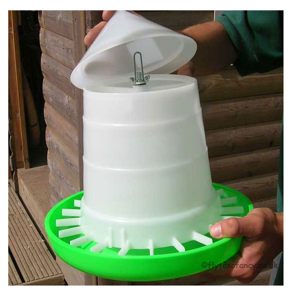 Anti Perch Lid Super Chicken Feeder