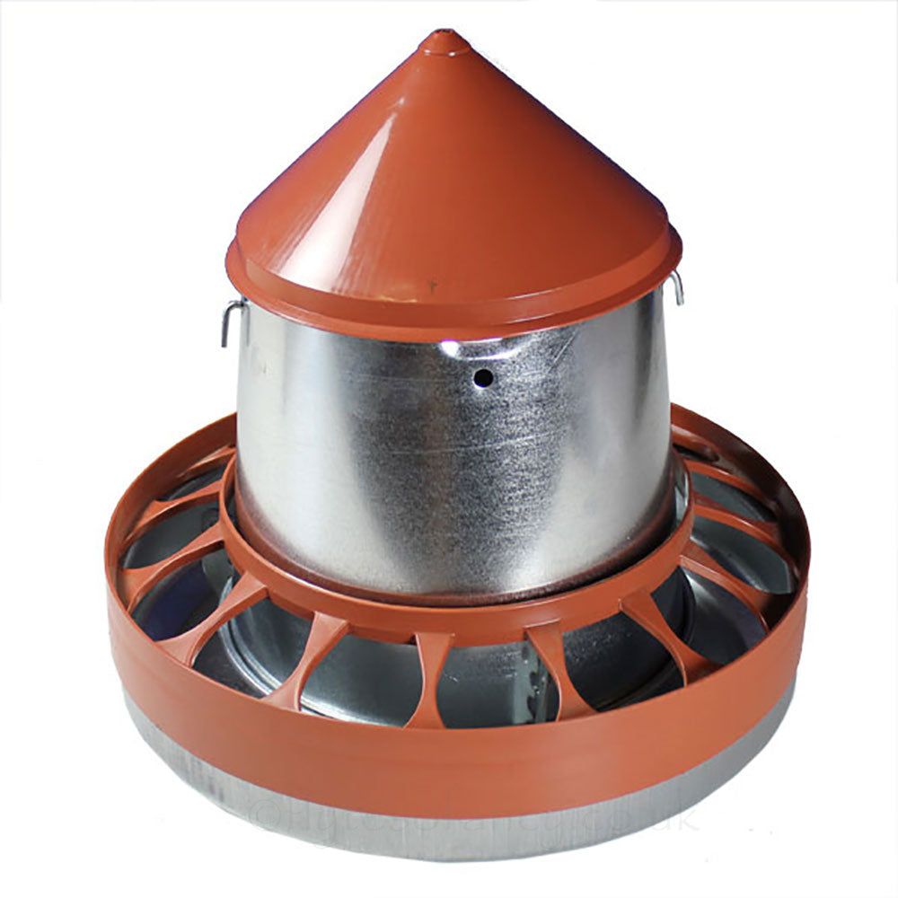 Anti Flick Ring on a 5kg Gaun Galvanised Feeder